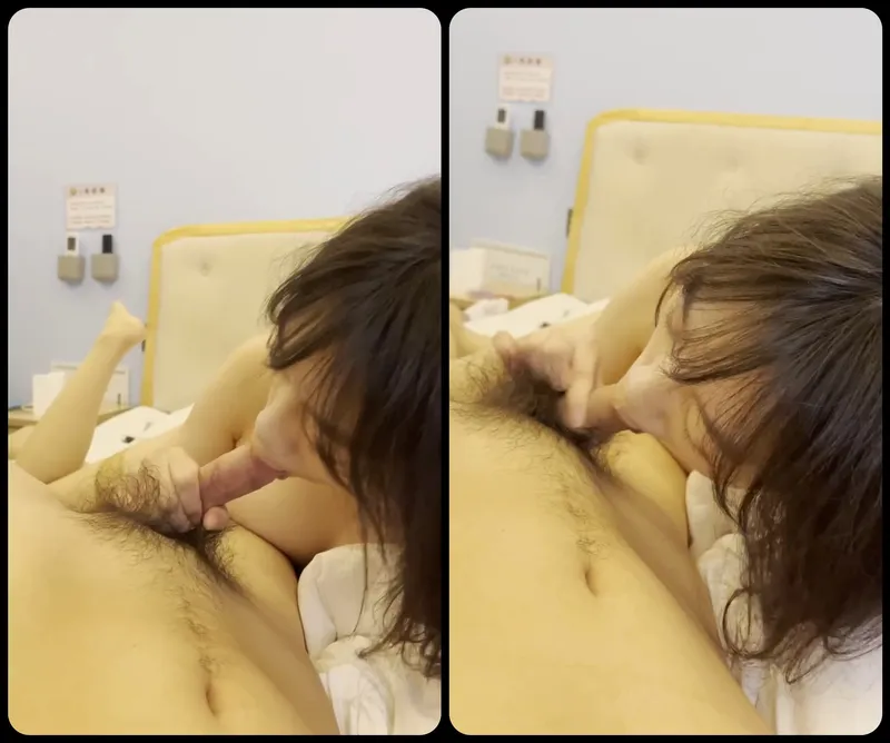 Con ghệ ngoan mút láp cặc bự của anh