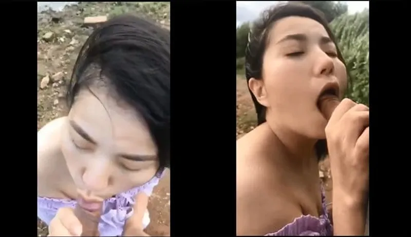 Em gái bj cho bạn gái bên bờ sông